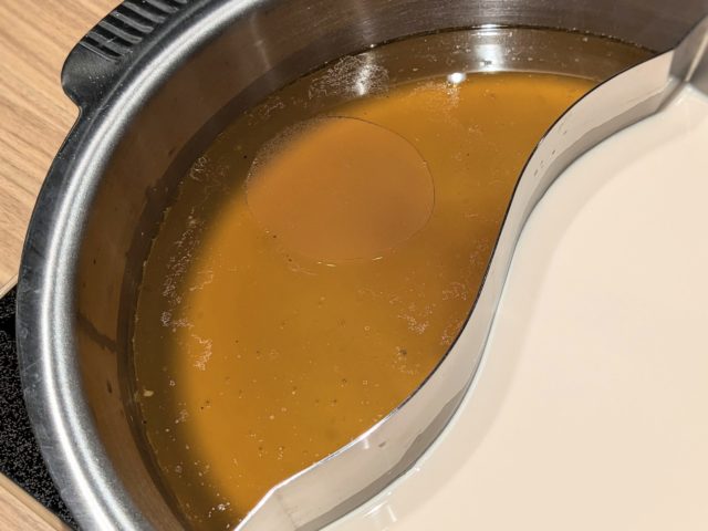 オリーブオイルだし