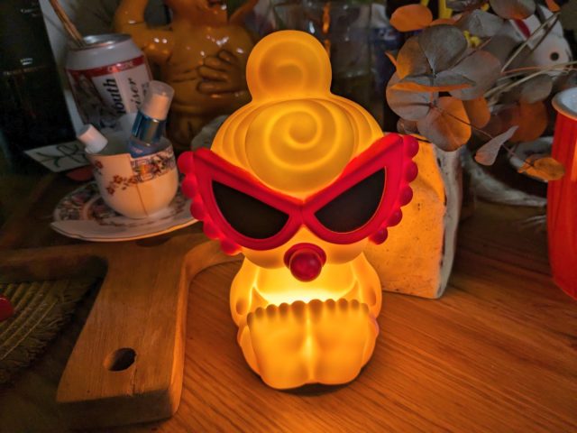 ライトを光らせた時