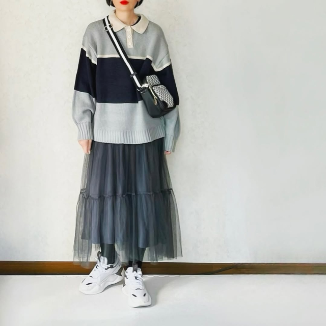 LDエリツキハイショクPOを着たコーデ