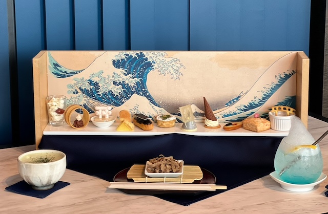 葛飾北斎がアフタヌーンティーに！？メズム東京「Whisk」で五感で