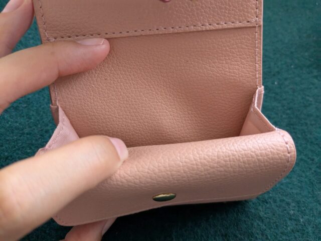 VIS ハートカット財布ミニ　カード入れ