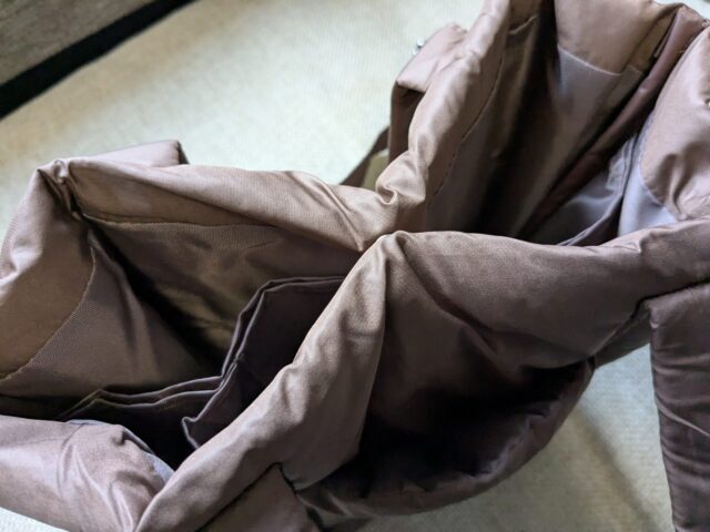 キルティングバッグスナップボタン