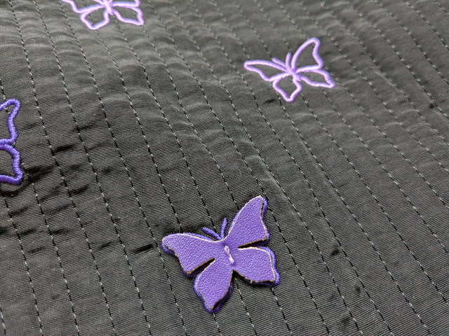 ANNASUI刺繍トートバッグ蝶の刺繍