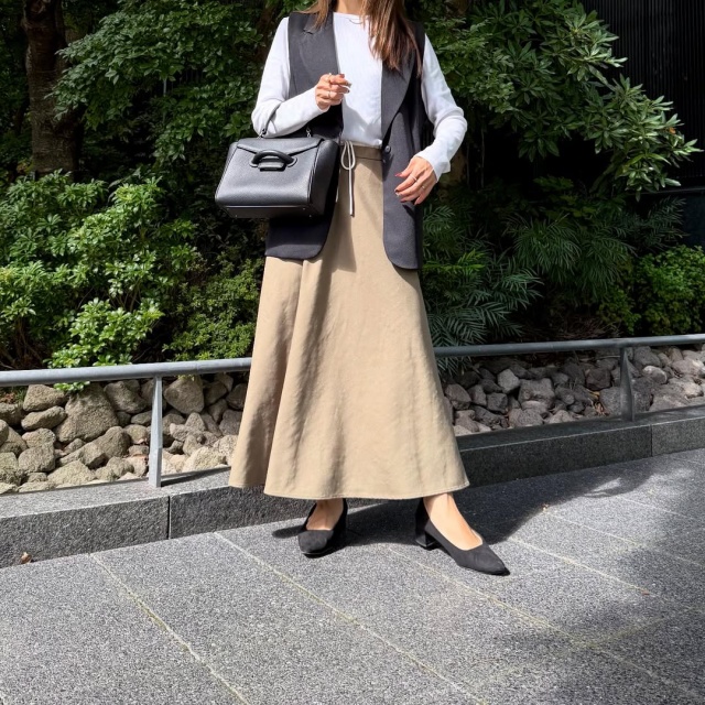 UNIQLO「ソフトリブクルーネックT/長袖」