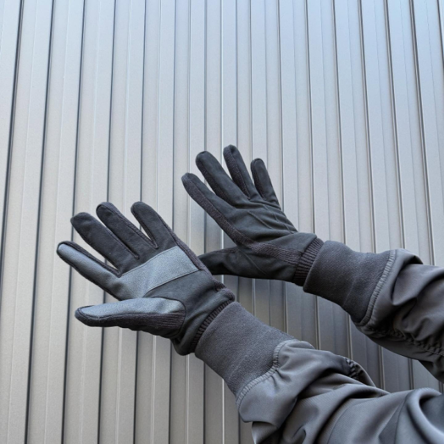 ヒートテックライニンググローブスウェードタッチ