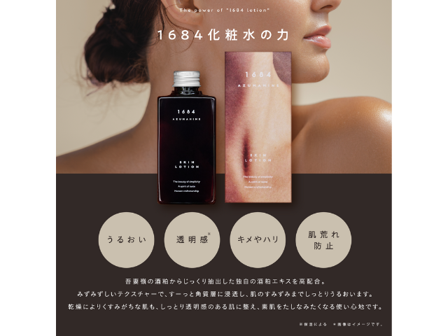 1684化粧水の力