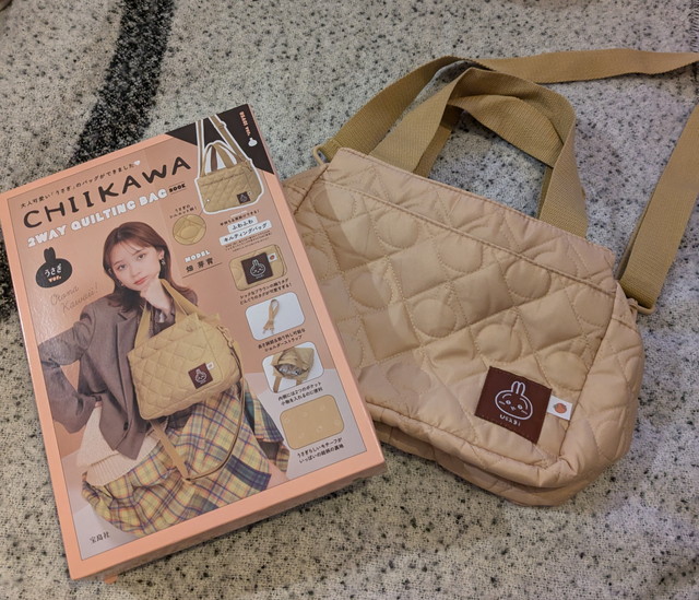 ちいかわ2WAYQUILTING BAGうさぎ
