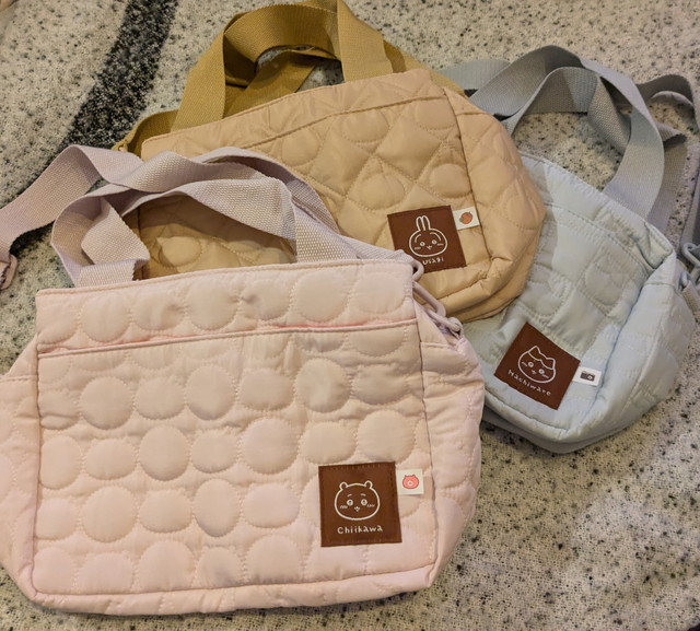 ちいかわ2WAYQUILTING BAG