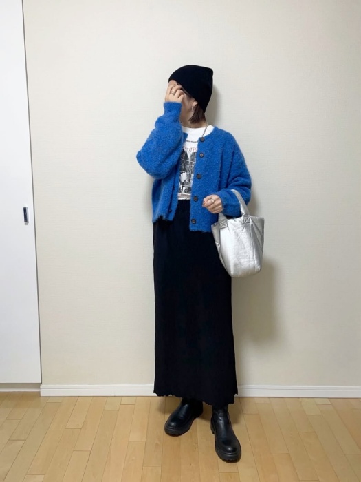 しまむら「TWNP3Gブークレカーディガン」