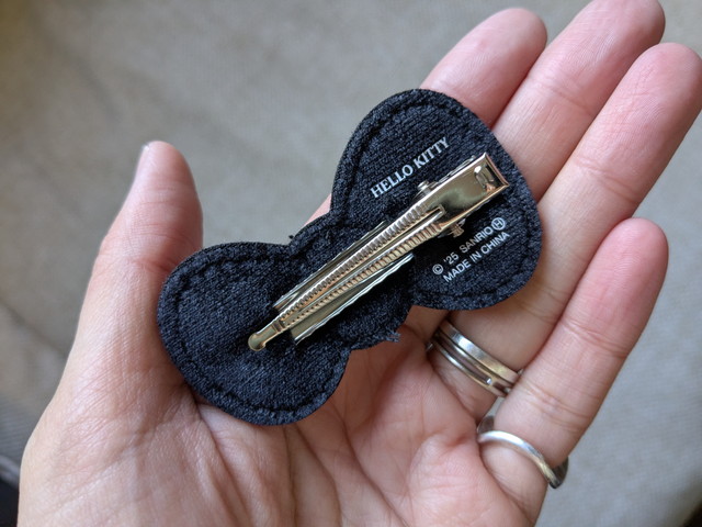 ハローキティヘアクリップクリップ部分