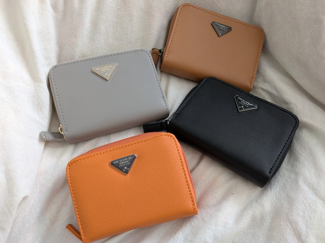 THE SCAPE OF GREEN やみつきサイフ カラー展開4色の集合写真