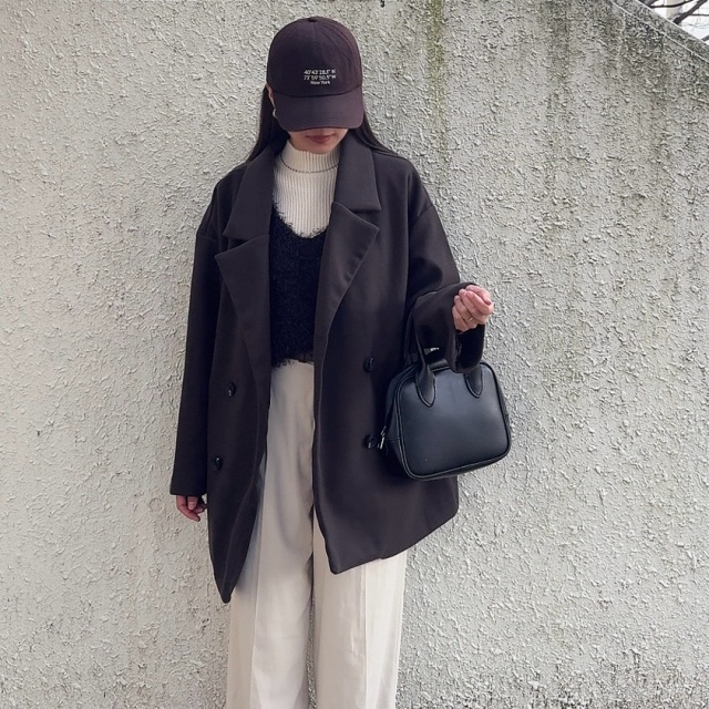 しまむら「ミドル丈コート」