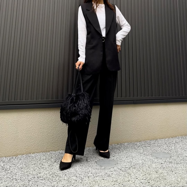 UNIQLO「ソフトリブクルーネックT/長袖」