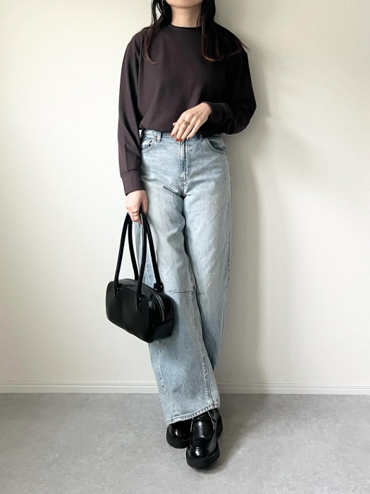 UNIQLO「ソフトニットフリースクルーネックT」