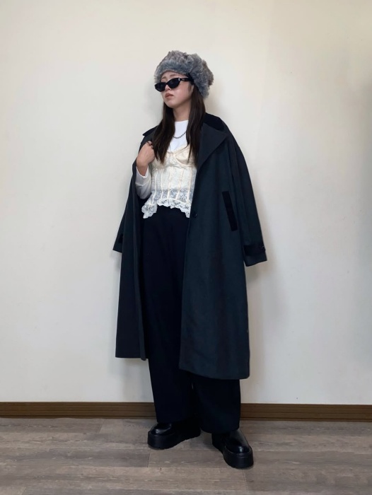 GU「ソフトコットンクルーネックT(長袖)」