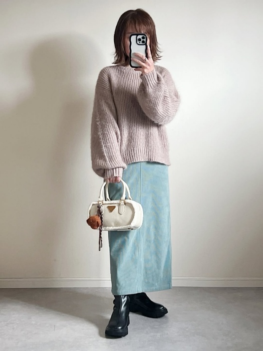 しまむら「ラメシャギーニットプルオーバー」