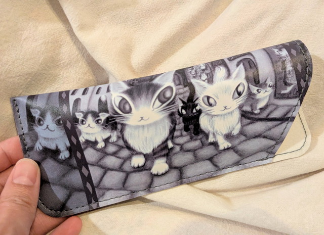 猫のダヤン 大きく見える！ おしゃれなルーペメガネ