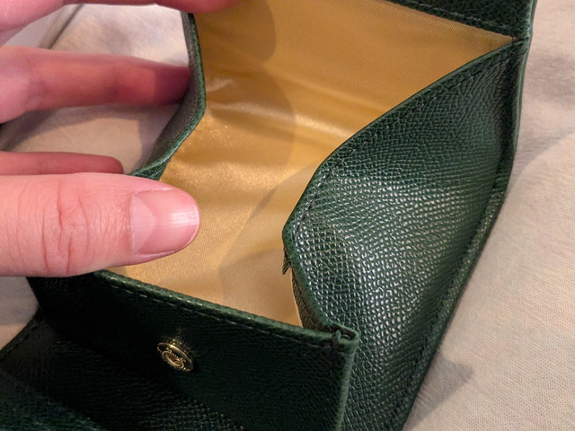 福財布 小銭入れ部分 ゴールド内装