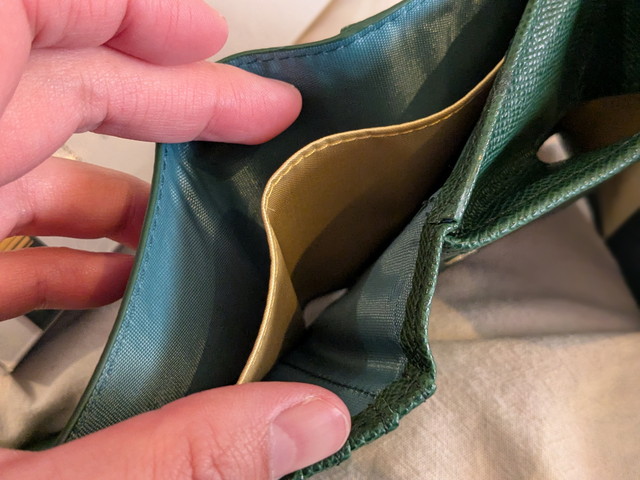 福財布 カードポケットと内側デザイン