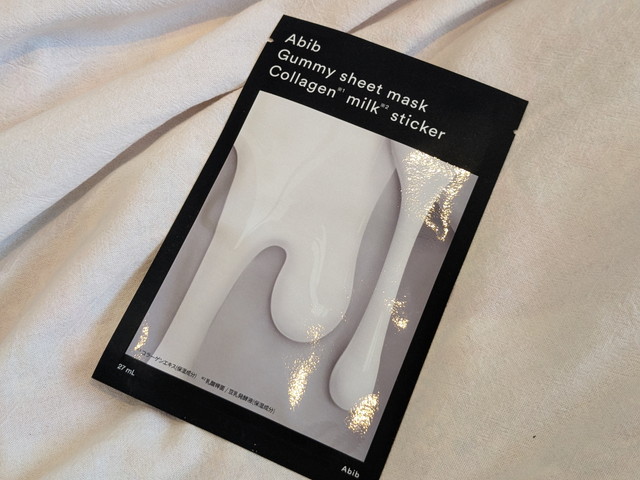 ガムシートマスクパック コラーゲン ミルク ステッカー