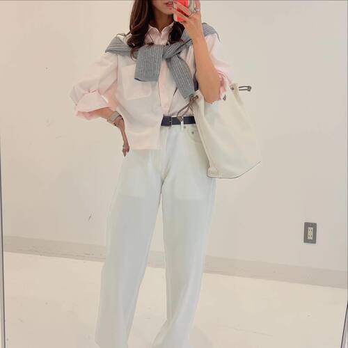 UNIQLOのオックスフォードシャツ4