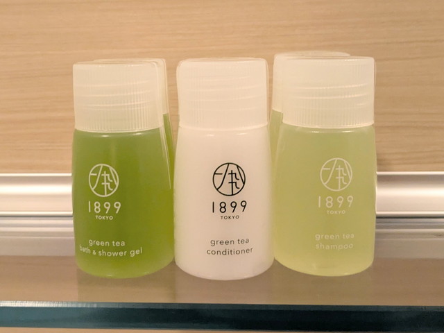 ホテル1899東京のグリーンティーアメニティ