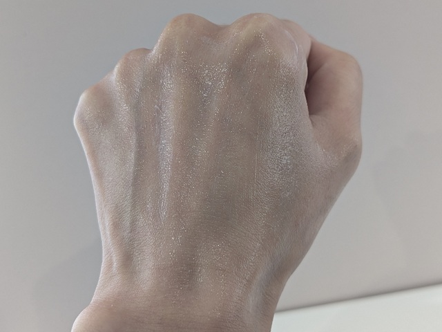 クレンジングクリームのテクスチャ