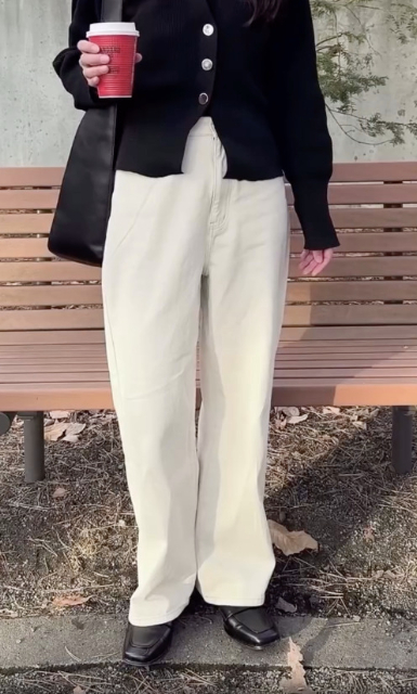 しまむらのHB＊CHパンツを着たコーデ