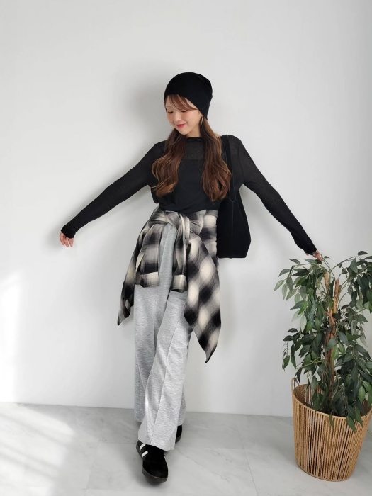 UNIQLO「フランネルチェックシャツ」