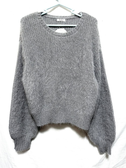 しまむら「ラメシャギーニットプルオーバー」