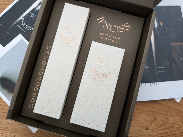 IPSCISS ギフトボックス ヘアミルク＆マルチオイル