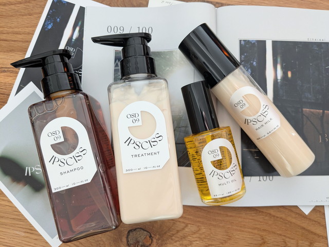 IPSCISS OSD09 シャンプー・トリートメント・マルチオイル・ヘアミルク 4種