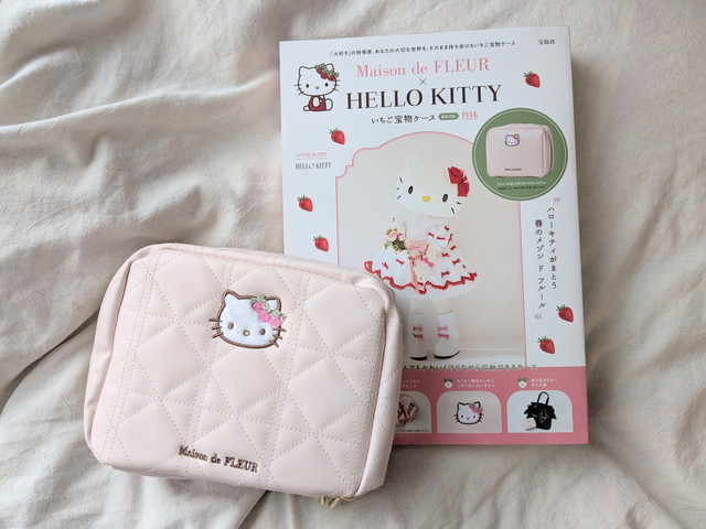 Maison de FLEUR×HELLO KITTY いちご宝物ケースBOOK PINKと付録