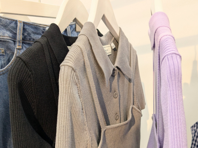 2ピースリブニットポロシャツ(半袖)のカラバリ