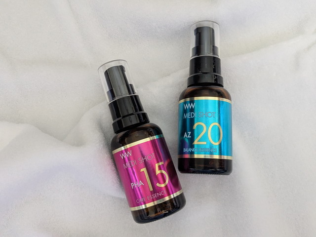 メディショット PA15角質ケア濃美容液・AZ20皮脂バランス濃美容液