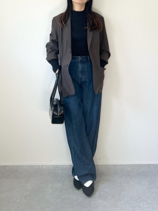 UNIQLO「リブハイネックT/長袖」