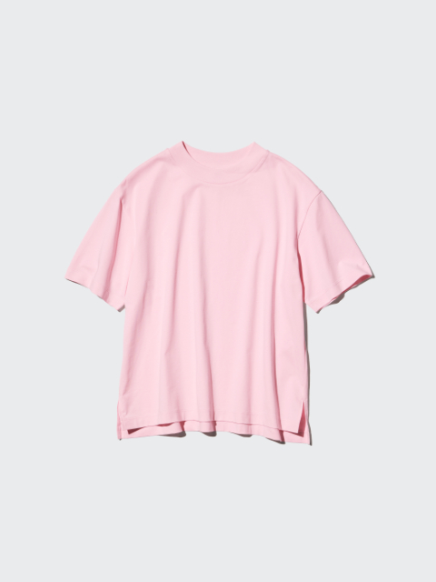 ピンクのエアリズムコットンT
