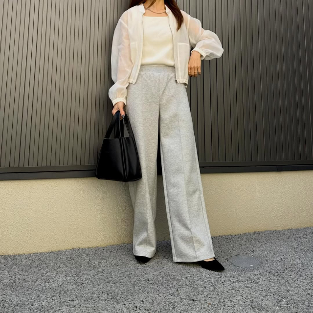 スウェットストレートパンツ