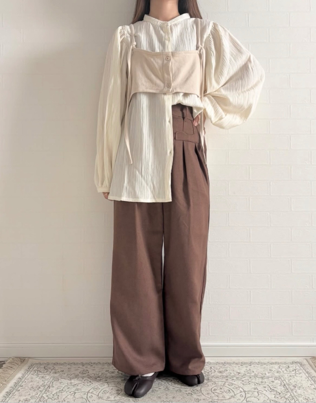 楊柳シアーシャツ