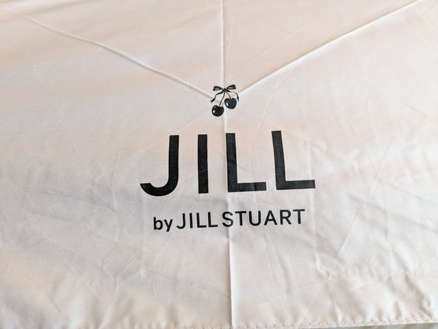 JILL by JILL STUART折りたたみ傘 表面ロゴ