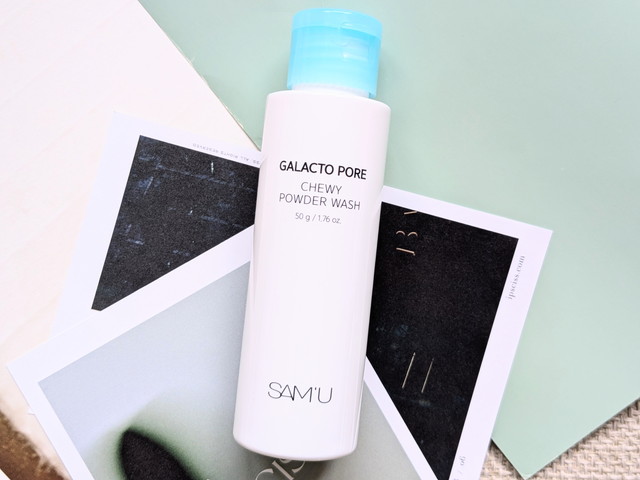 SAM'Uガラクトポア チューイーパウダーウォッシュのボトル