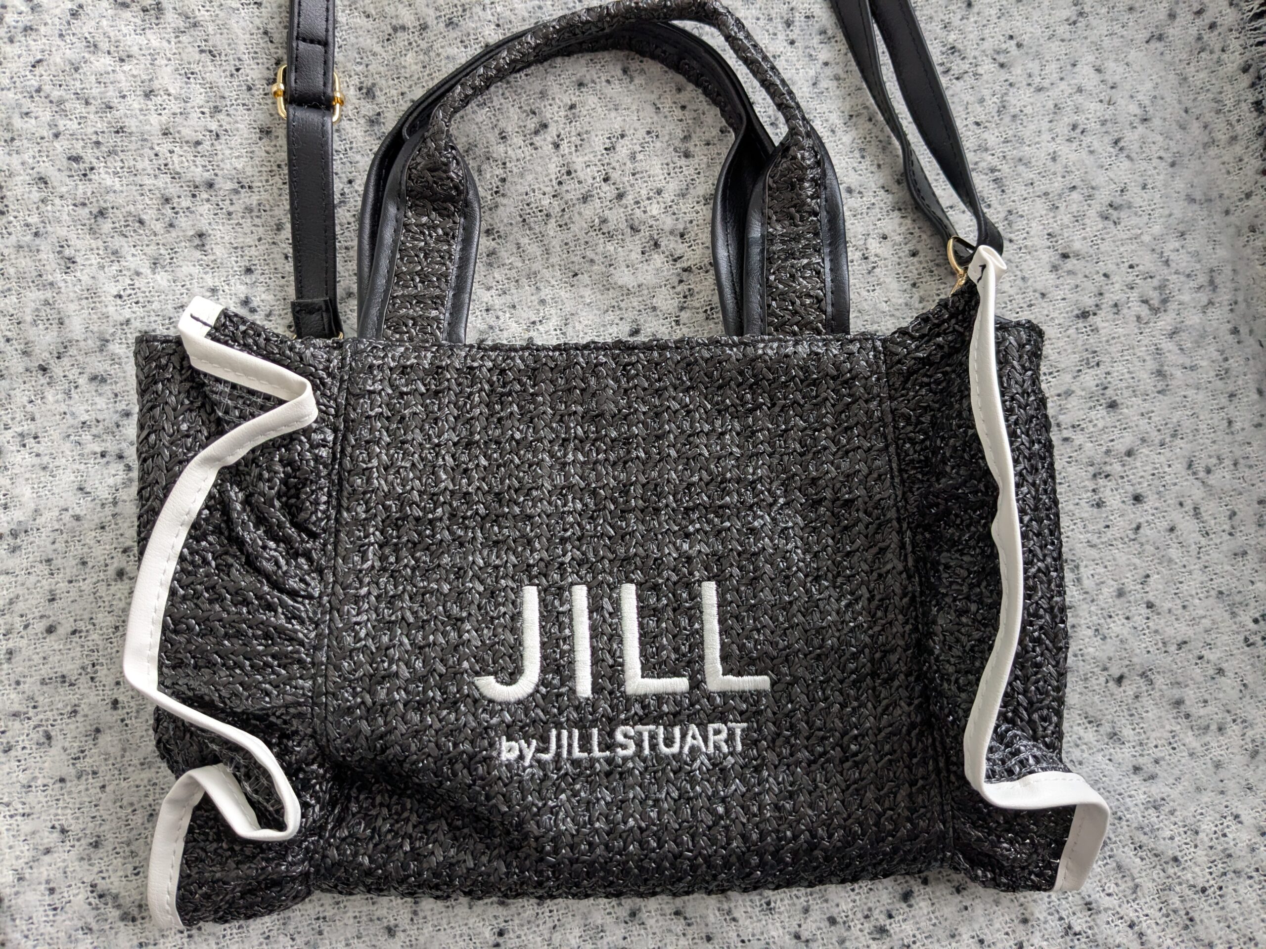 JILL by JILL STUART BOOK かごバッグ BLACK ver.の正面全体
