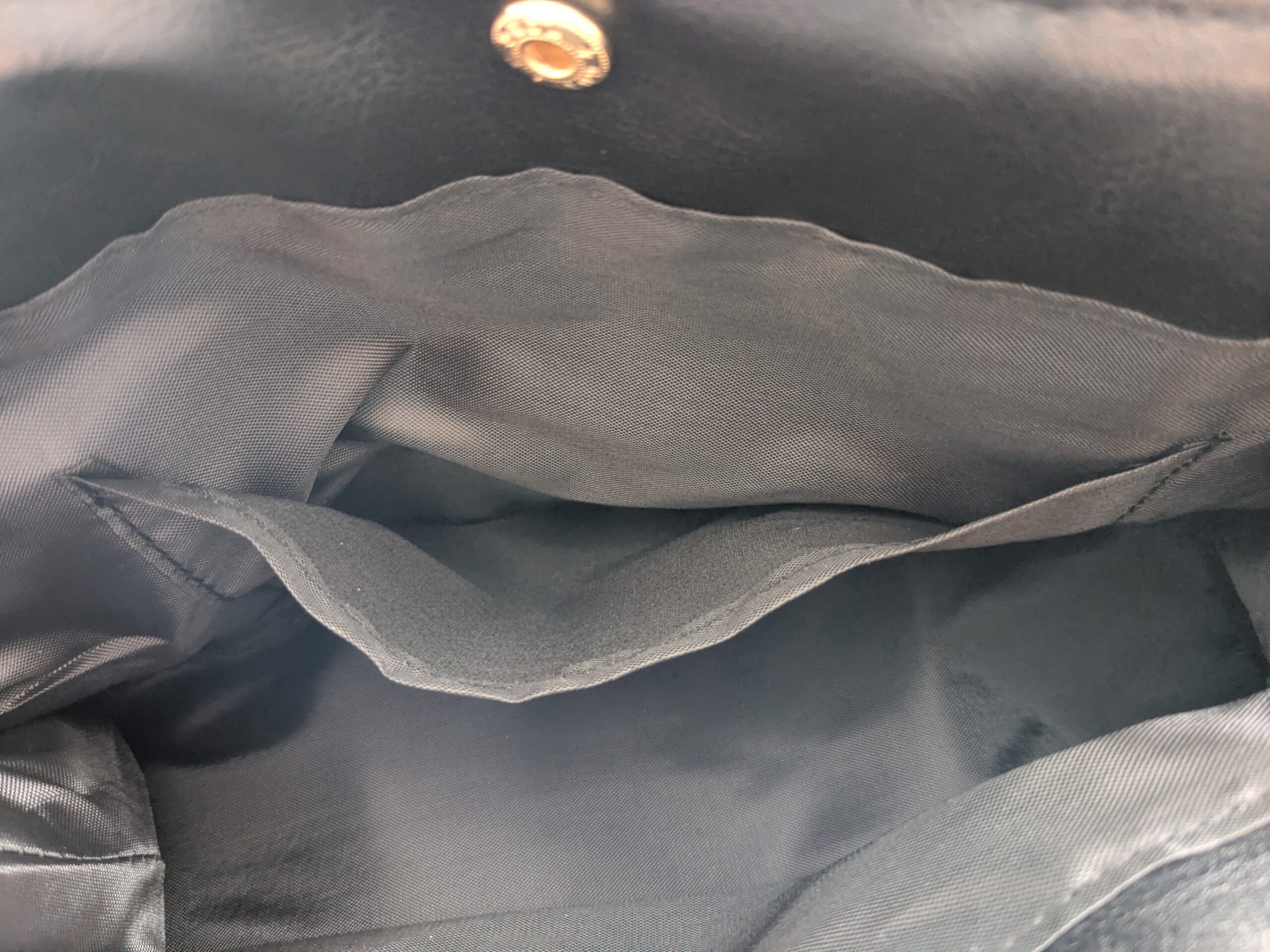 JILL by JILL STUART BOOK かごバッグ BLACK ver.の内側ポケットアップ