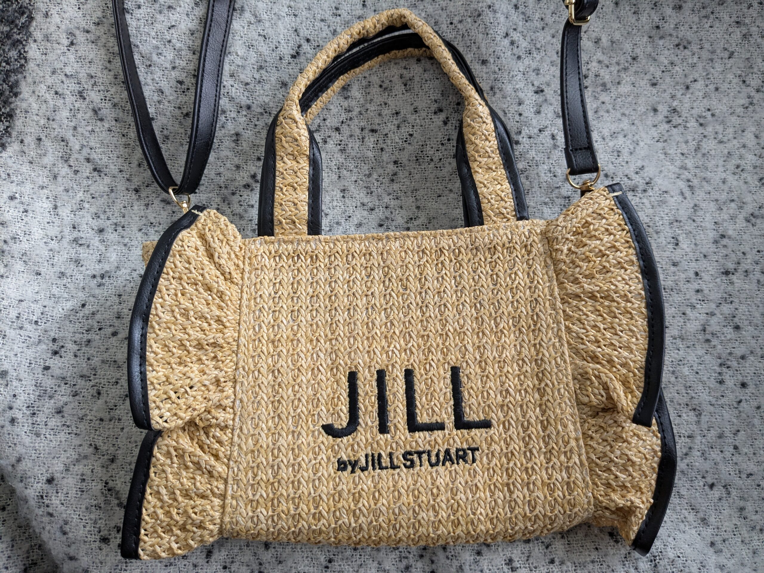 JILL by JILL STUART BOOK かごバッグ NATURAL ver.の正面全体