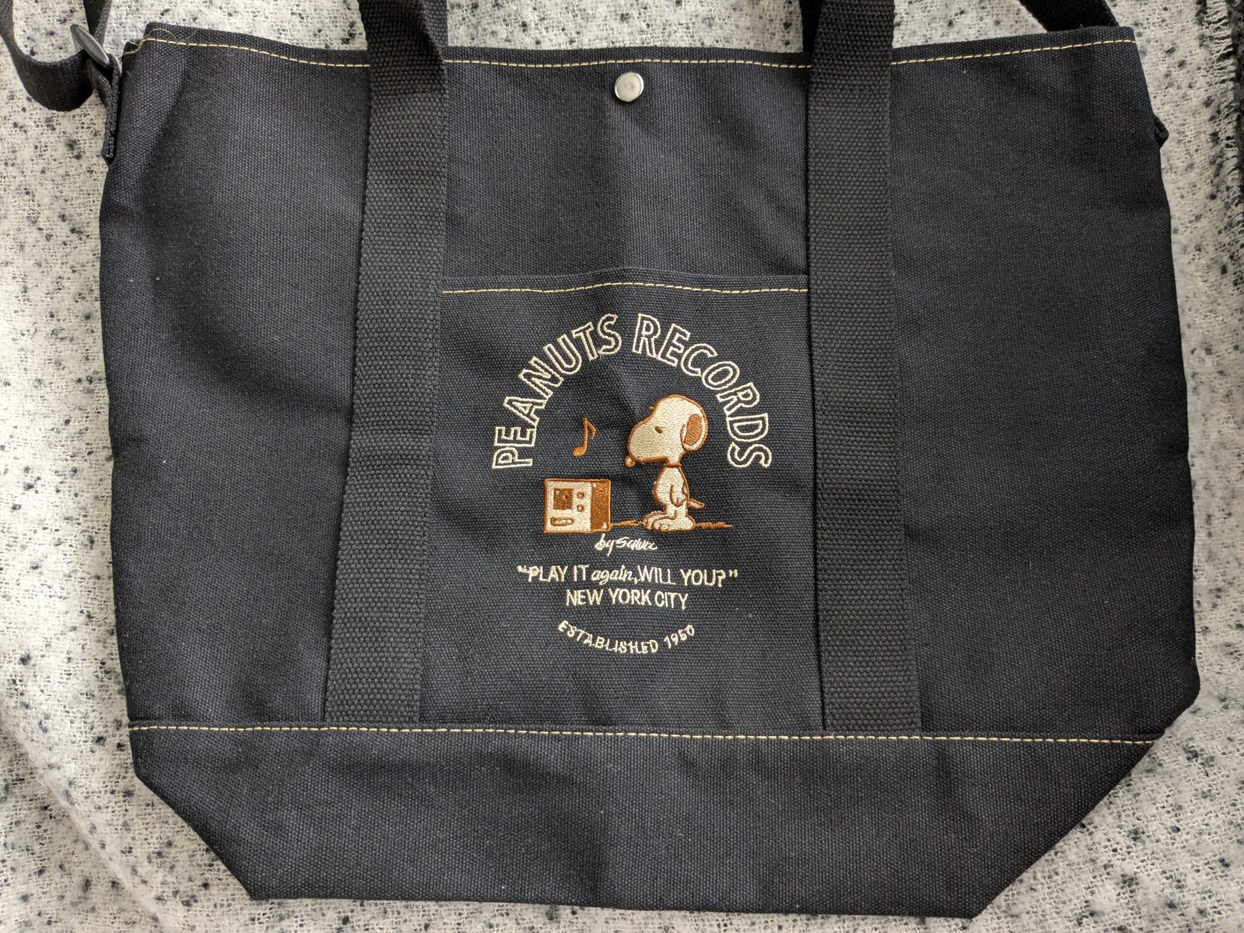 SNOOPY BOAT TOTE BAG正面全体