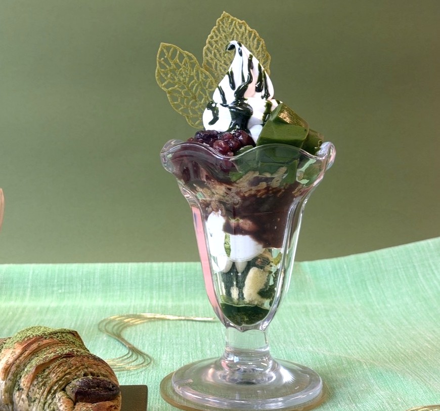 濃密ピーチスムージーの果肉アップ