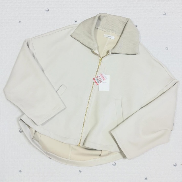 しまむら「ツイル襟リブジャケット」