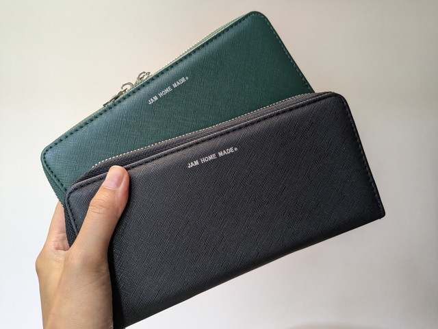 JAM HOME MADE 超仕分け財布 BLACK ver.とDARK GREEN ver. 2色比較