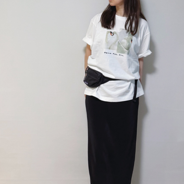 PEACE FOR ALL ソフィア・コッポラのTシャツを着たコーデ
