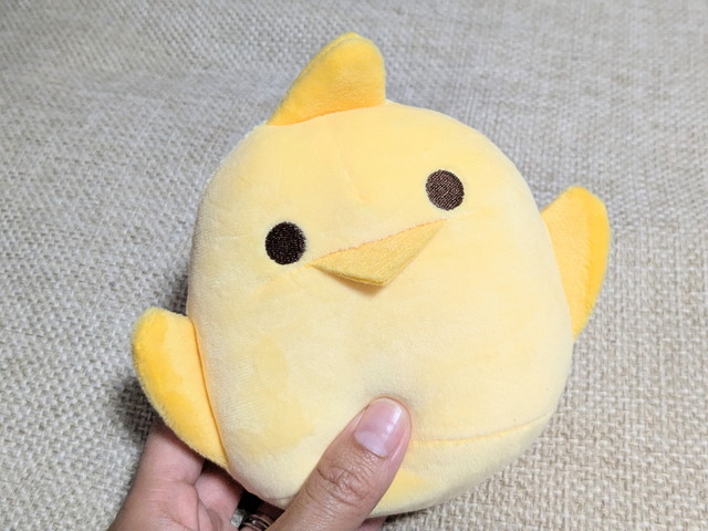 ぴよりんのぬいぐるみチャーム単体の写真
